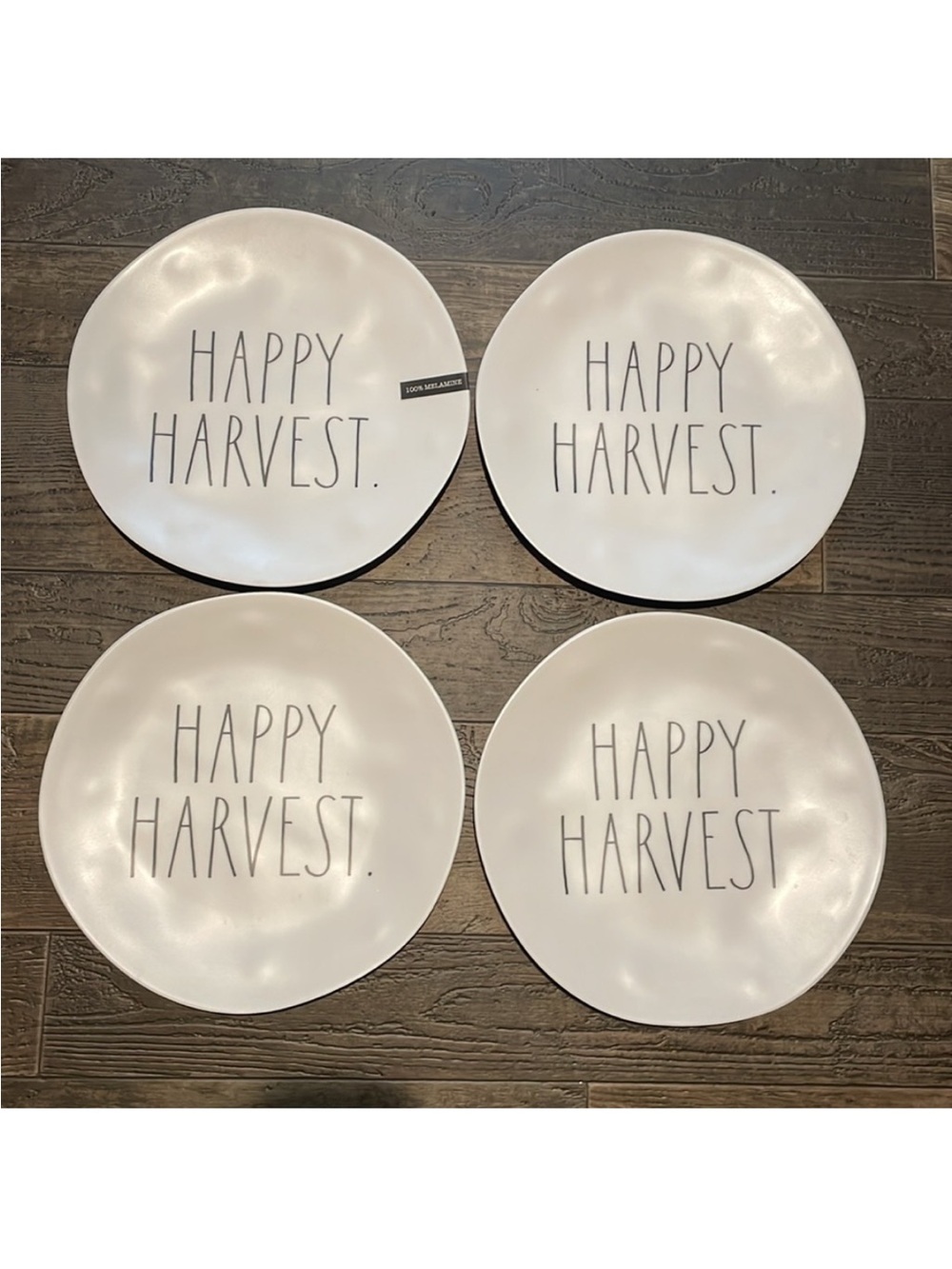 Rae Dunn 'Happy Harvest' Dinner Plates